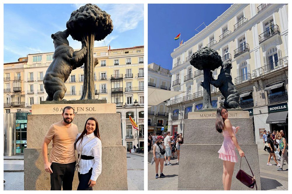 Bear and Strawberry Tree Statue Madrid