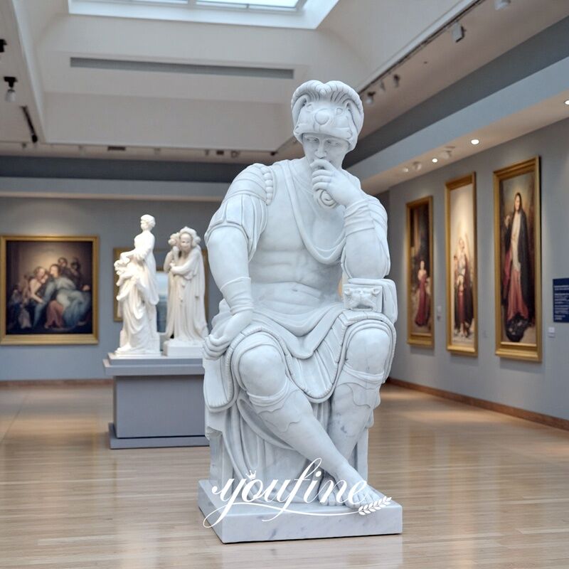 Life Size Michelangelo Lorenzo De Medici Statue Replica