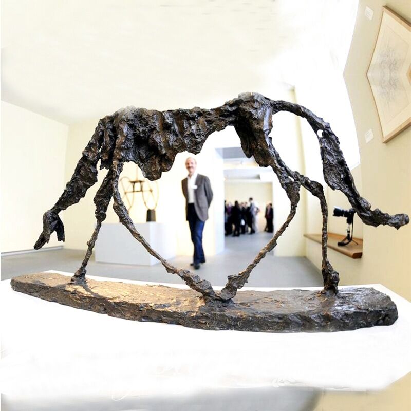 Escultura de cachorro de bronze Alberto Giacometti para venda BOK1-420
