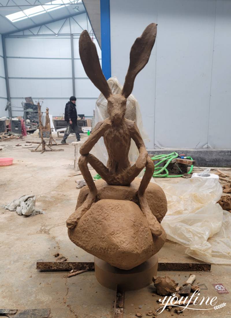 Norimberga in Germania - Scultura Di Coniglio Omaggio a Dürer