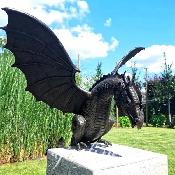 Statue Da Giardino Drago Con Luci Solari - Decorazione In Resina Per Esterno, Lanterna LED Per Prato E Portico, Impermeabile IP65, Regalo Per Mamma