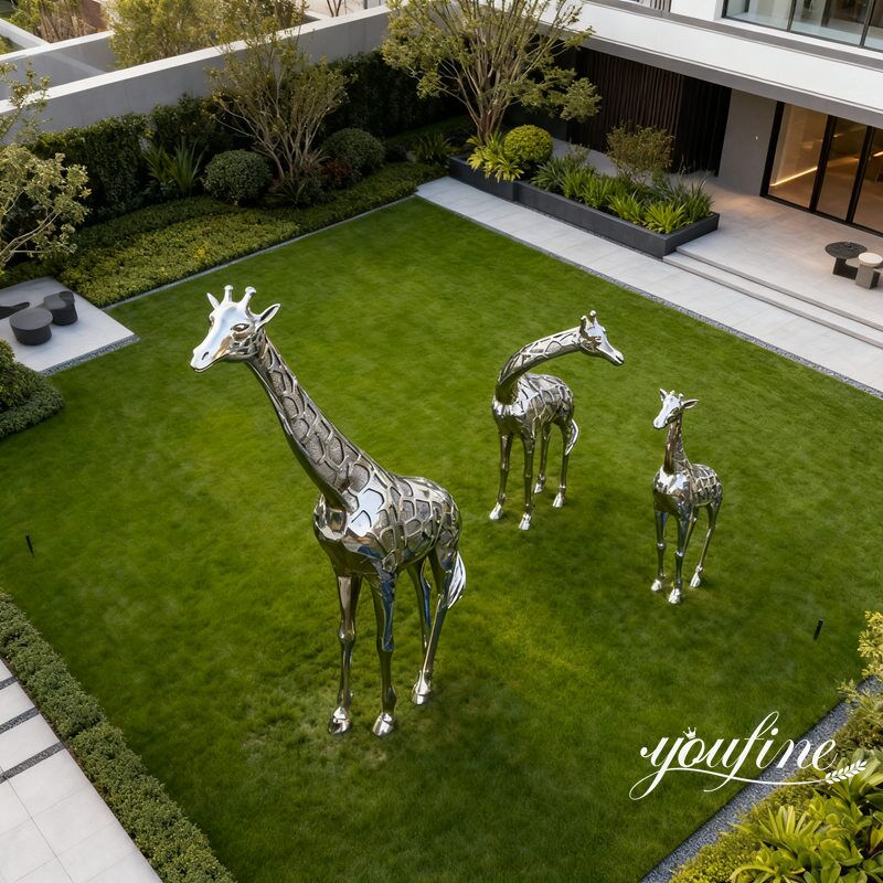 Decorazione Giardino Giraffa Metallo Decorazione Da Giardino In Metallo