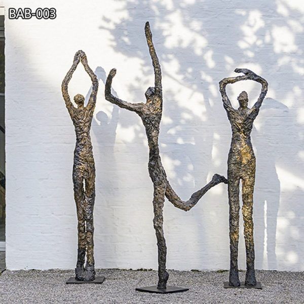 Set van 3, Abstracte Kunst Sculptuur van een Denker, Resin Beeldjes voor Thuis, Woonkamer, Kantoor Plank Decoratie, Uitstekende Cadeau Ideeën