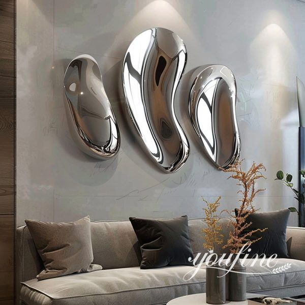 3d Metal Decor Wall Art Sculpture Hanging Decoratie Voor Woonkamer Slaapkamer Gang Trappen, Wit Handgemaakte Smeedijzeren Wand Ornamenten Binnen, Huisverwarming Cadeau