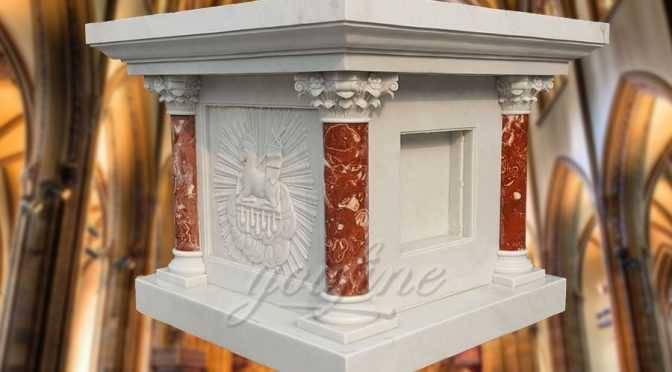 Marble Altar with Victorious Lamb symbol