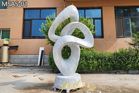 Modern-Sculpture-Abstract-Art-Lovers-Marble-Statue-4