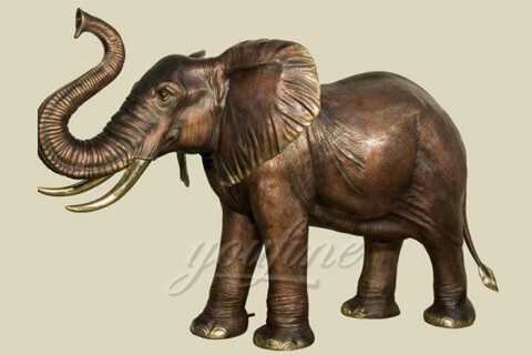 Garden or Zoo Decorative Metal Crafts Animal Elephant