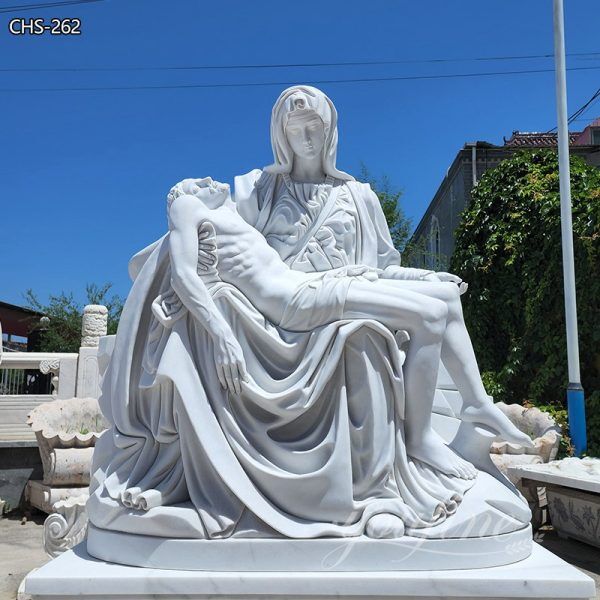 The Pieta C.1498 Michelangelo Buonarroti Marble Sculpture St