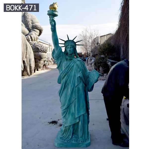 Antique Bronze Statue of Liberty