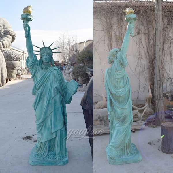 famous bronze statues of liberty replica