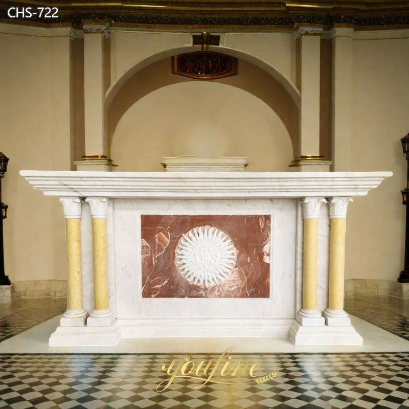 Marble Chapel Altar Custom Designs for Catholic Church CHS-772