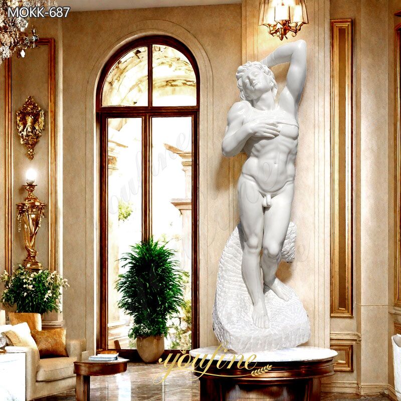 Marble Michelangelo Dying Slave Sculpture Replica for Sale MOKK-687