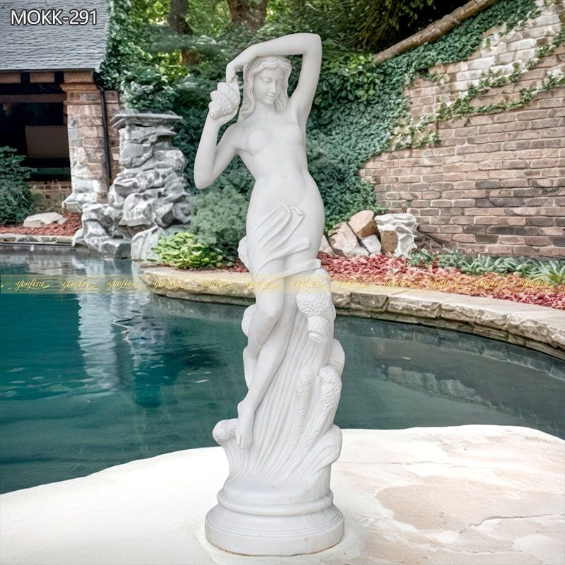 Classic Garden Ferdinando Vichi Sea Nymph Marble Statue Suppliers MOKK-291