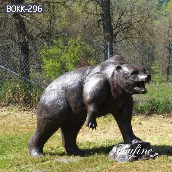 Life Size Bronze Bear Statue BOKK-296