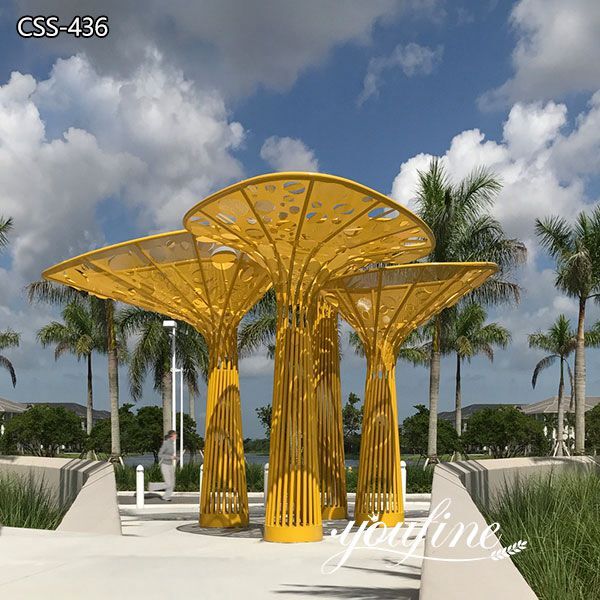 Public Art Large Outdoor Metal Tree Sculpture for Sale CSS-436