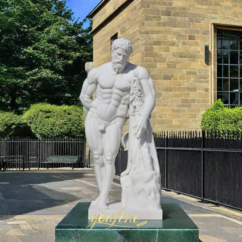muscular Greek sculpture