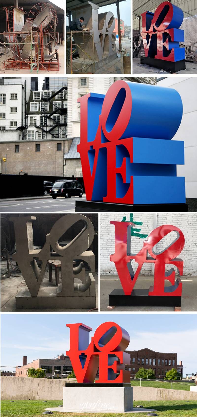 Metal Art Love Sculpture Replica for Sale - YoouFine