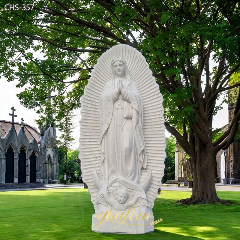 Life Size Our Lady of Guadalupe Marble Statues CHS-357