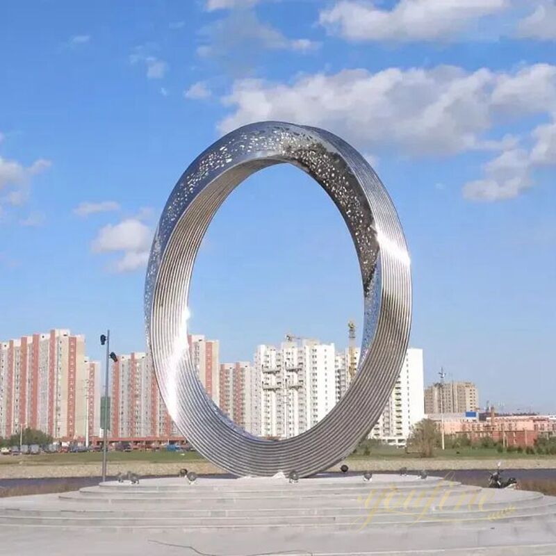 Stainless Steel Möbius Strips Illuminate Modern Spaces 