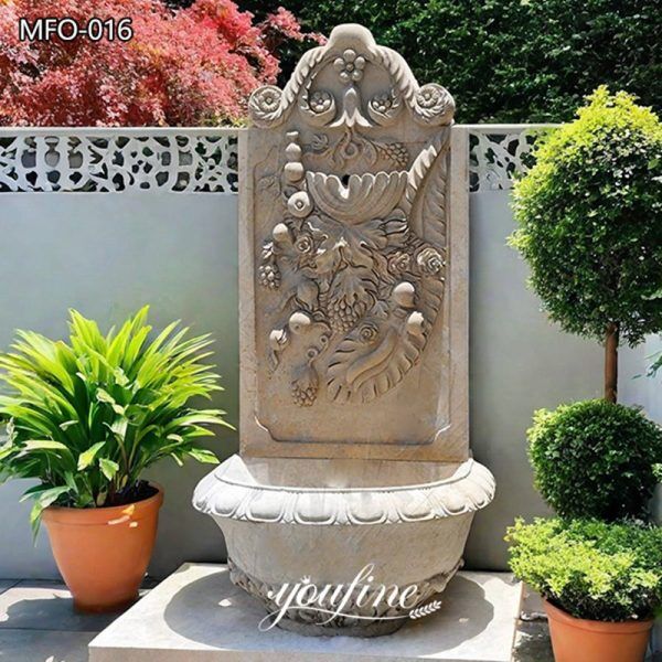 marble feature with Fruit Relief