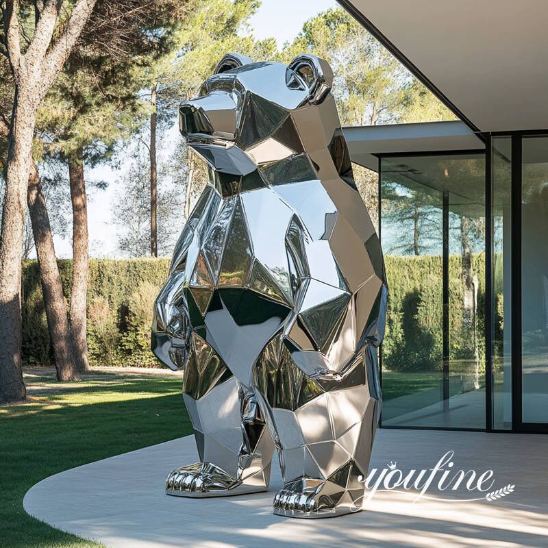 Large Metal Bear Sculpture SSD-060