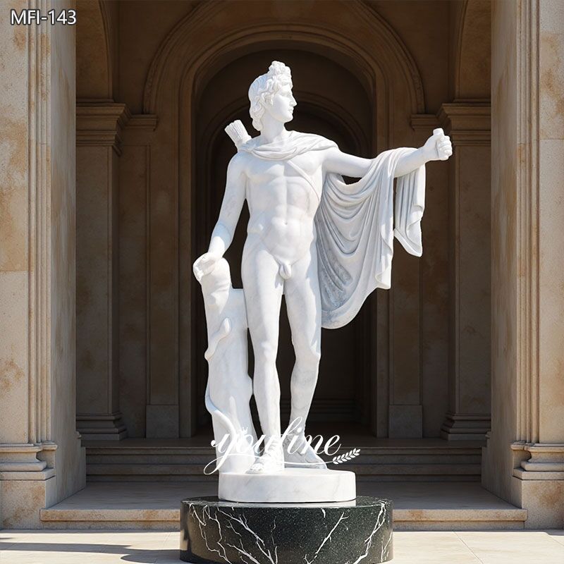 Marble God Apollo Belvedere Statue for Sale MFI-143