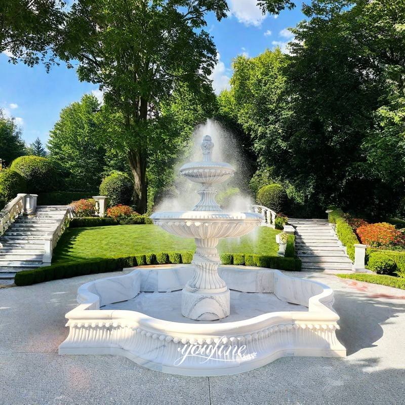 Marble White Garden Fountain MOKK-95