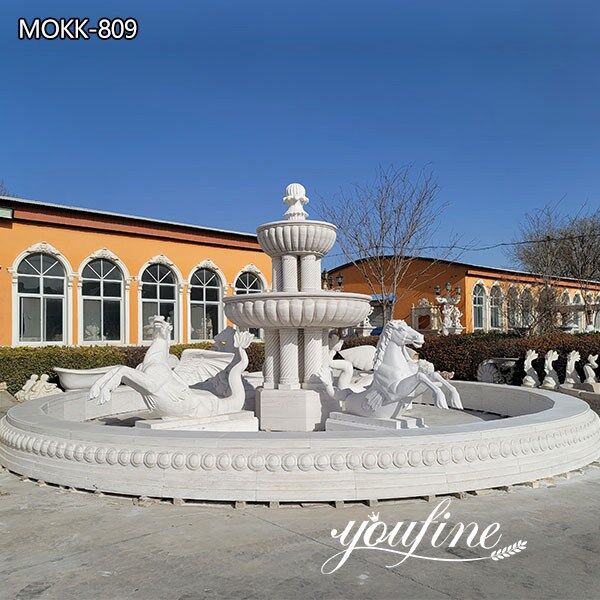 Large Outdoor Horse Fountain for Sale