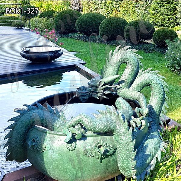 Statue De Dragon - OMABETA - Résine - Protection UV - Décoration Jardin - Mixte - Maison