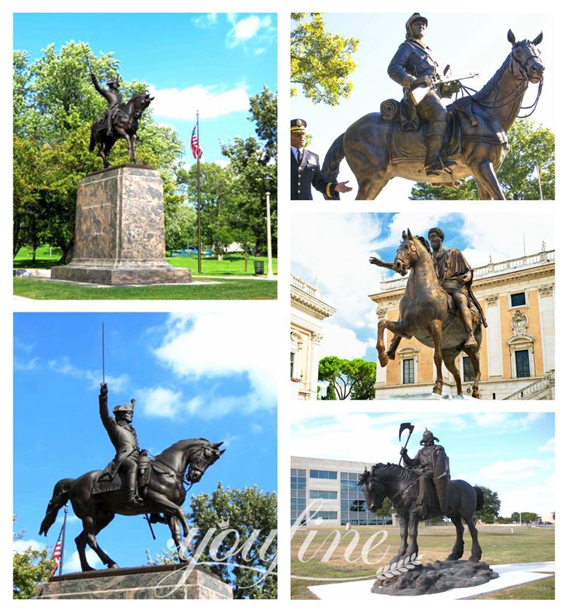 Bronze Horse Soldier Statue 911 America's Response Monument