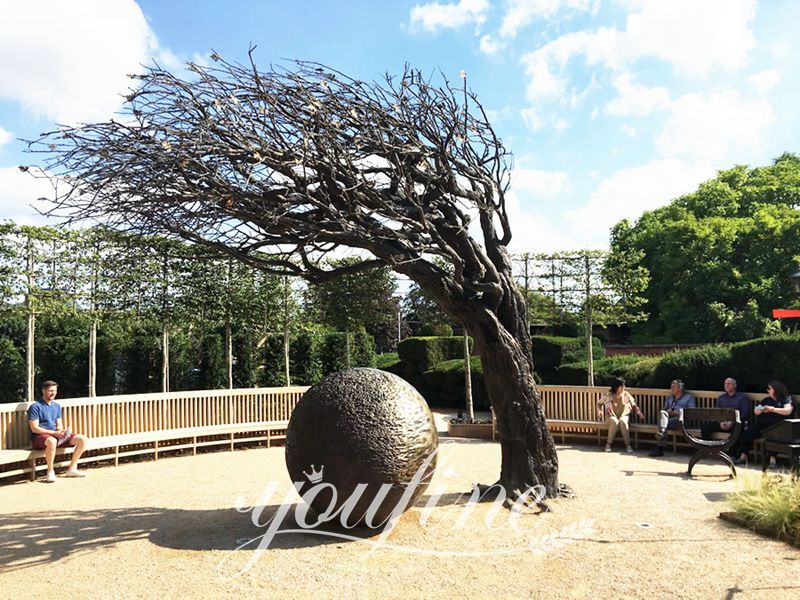 Bronze Tree Sculpture Shakespeare's Final Home Art BOK1-424
