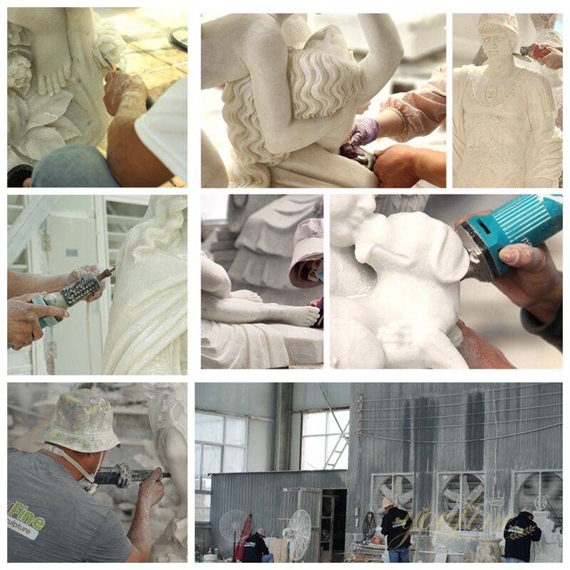 youfine tác phẩm điêu khắc bằng đá cẩm thạch để bán