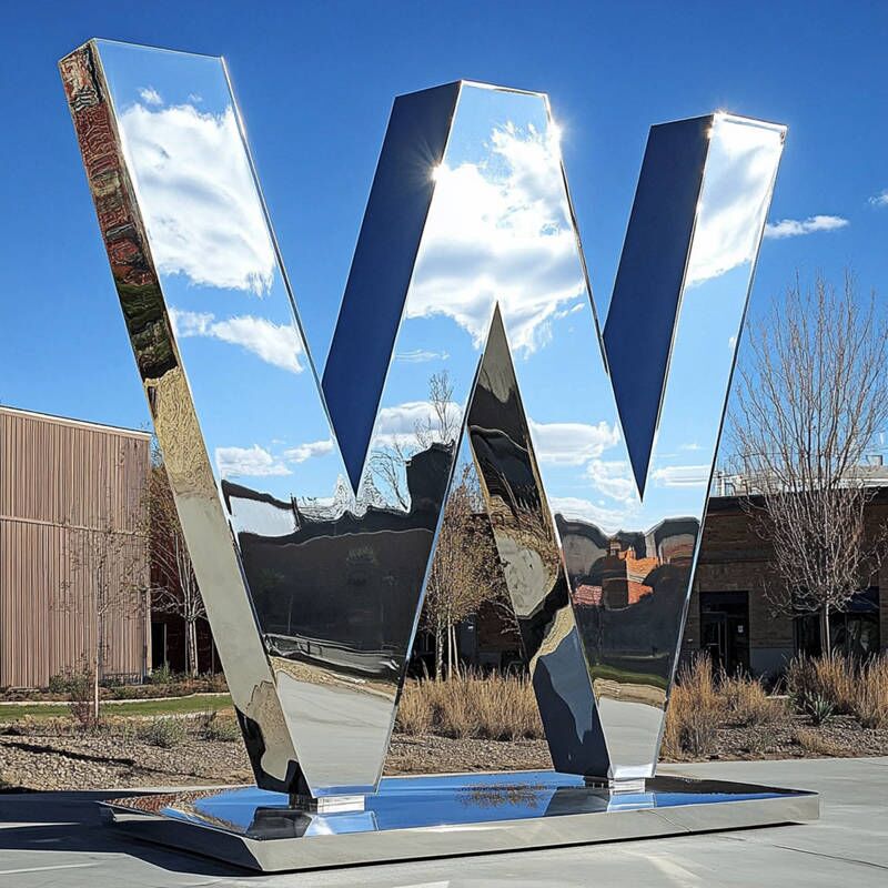 Large Metal Alphabet Sculpture for Outdoor Landmark-YouFine
