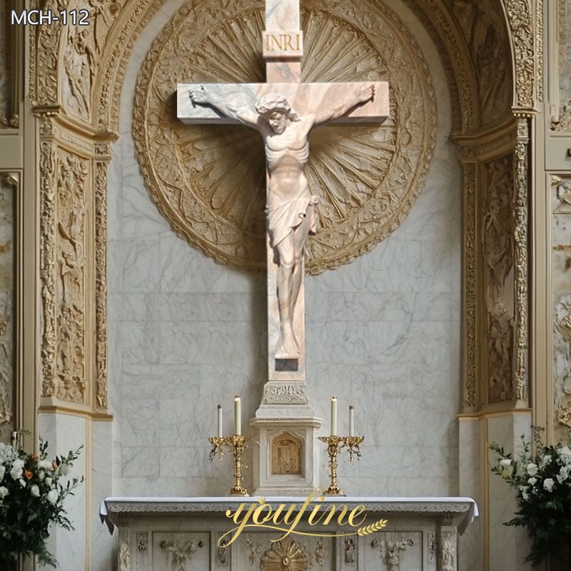 MISEBAYA様　【定価7万】Christofle　クリストフル Religious Marble Altar Jesus Statue on Cross for Sale