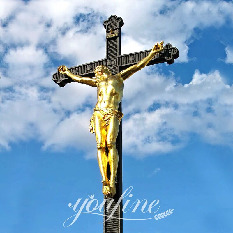 Jesus on the Cross Statue-YouFine