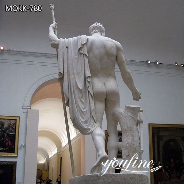 Classic Marble Napoleon as Mars the Peacemaker Statue for Sale