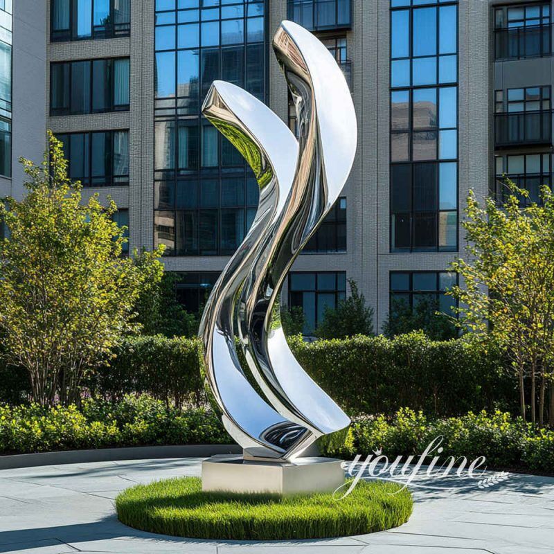 Maßgefertigte moderne Metallskulptur